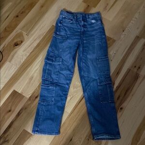 Blue Cargo Jeans